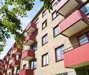 Centrum Tempelgatan 3A D, 5A E Husen ligger mitt i Mölndal innerstad och gränsar till
