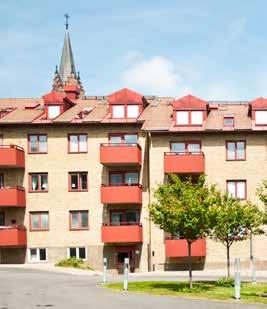 Centrum Björkåsgatan 3A B Storgatan 26 30 Husen ligger i västra förlängningen av Brogatan, som är gågatan mitt i