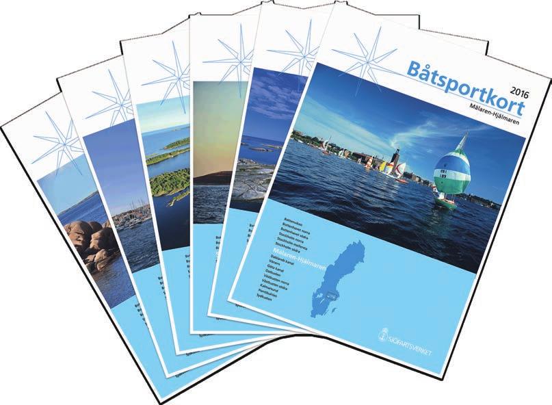 Nya Båtsportkort 2016 Mälaren, Stockholm södra, Stockholm mellersta