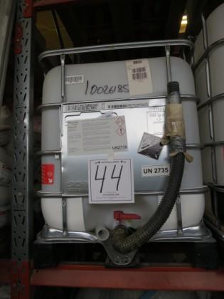 Plasttank med korg 430 liter