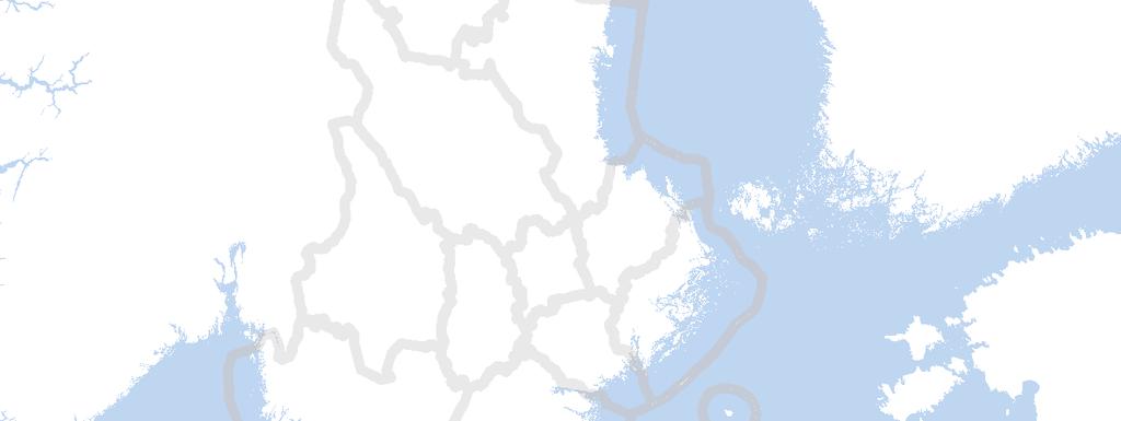 Kartan visar geografiska lägen för de verksamheter som kan ha medfört fiberutsläpp,