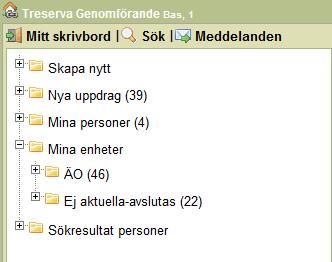 Avsluta brukare När biståndshandläggaren, sjuksköterskan och arbetsterapeut avslutar ett uppdrag eller en vårdplan så hamnar brukaren mappen Ej aktuella avslutas.