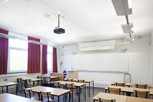 Energimyndigheten har genom Peter Pertula, WSP, bistått Lunds kommun med expertstöd för lärande belysningslösningar inom klassrummen.