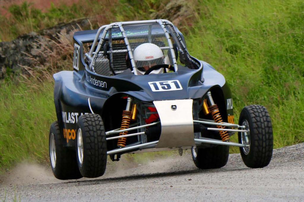 klass med de snabbaste rallycross-bilarna.