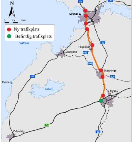 Rv 50: TE med funktionsansvar o 14 km 2+1 väg o 14 km 2+2 väg o 8