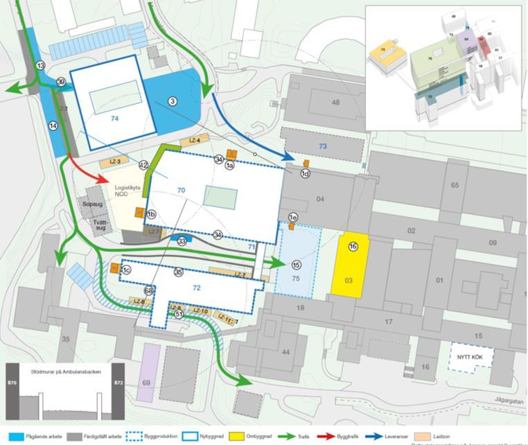 Skedesplan Q4 2017 Aktiviteter Markarbeten och vägomläggning Jägargatan Fasadmontage vård-,