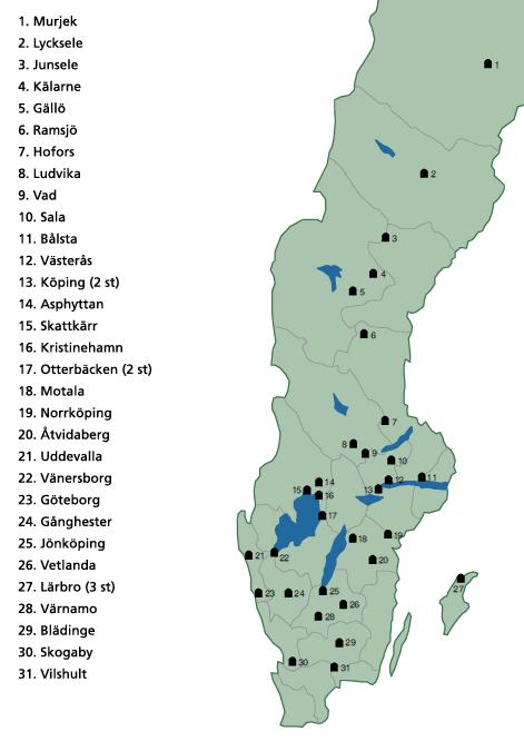 Det finns potentiella bergrum Det har under åren investeras en massa pengar i sk beredskapsbergrum för bränslen.