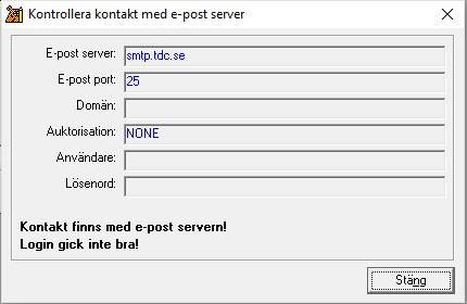 Vid massutskick kan några fler inställningar behöva göras på grund av att e-postleverantören kan ha begränsningar för hur många e-post som kan skickas inom ett visst tidsintervall.