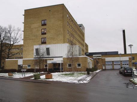 Förutsättningar Omgivande byggnader Byggnad 01 Byggnad från 1963 med fasad i