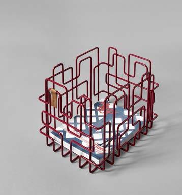 Block Basket is a functional storage unit as well as an interesting architectural structure.