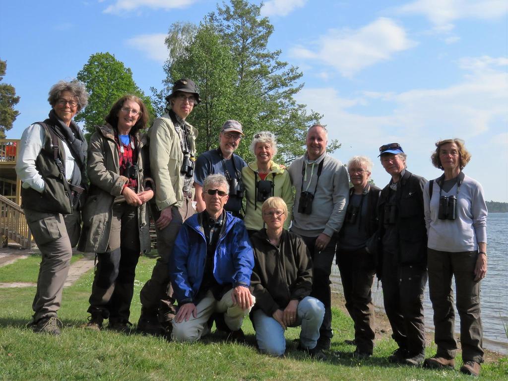 Deltagare på Ölandsresan 2016 var stående från vänster: Karin hendahl, Ann-Charlotte Bergenheim, Staffan Bergsmark,Erik Peurell,