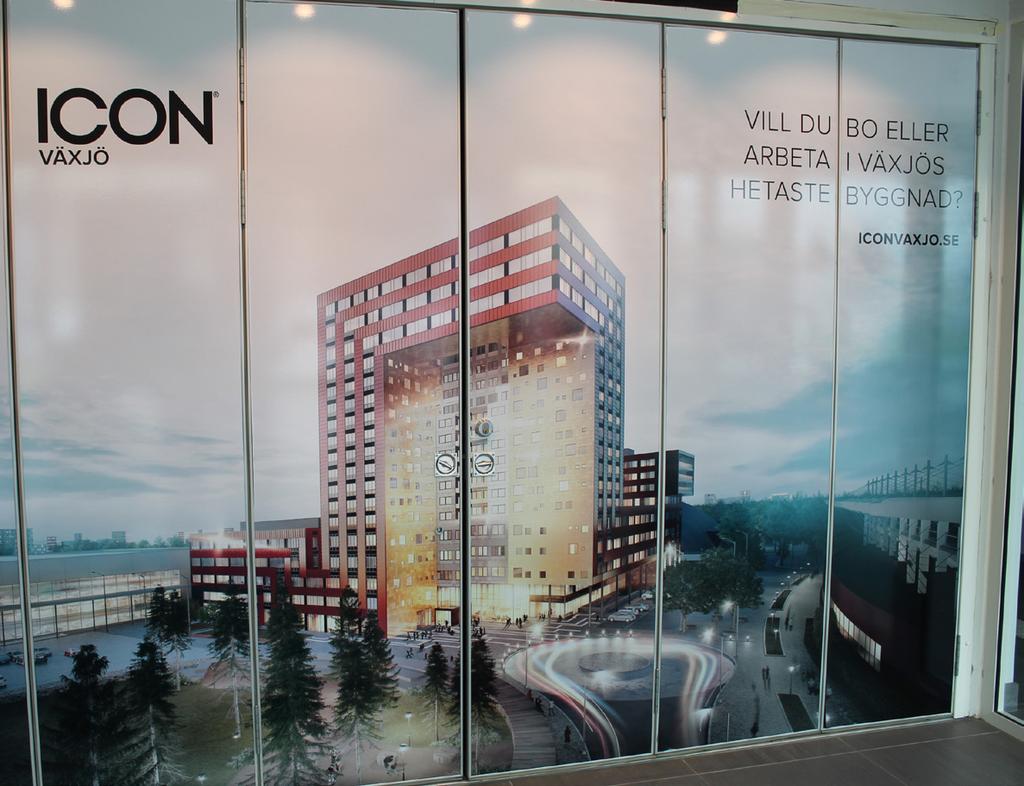 ICON Växjö ICON Växjö ska bli en multifastighet på 20 våningar.