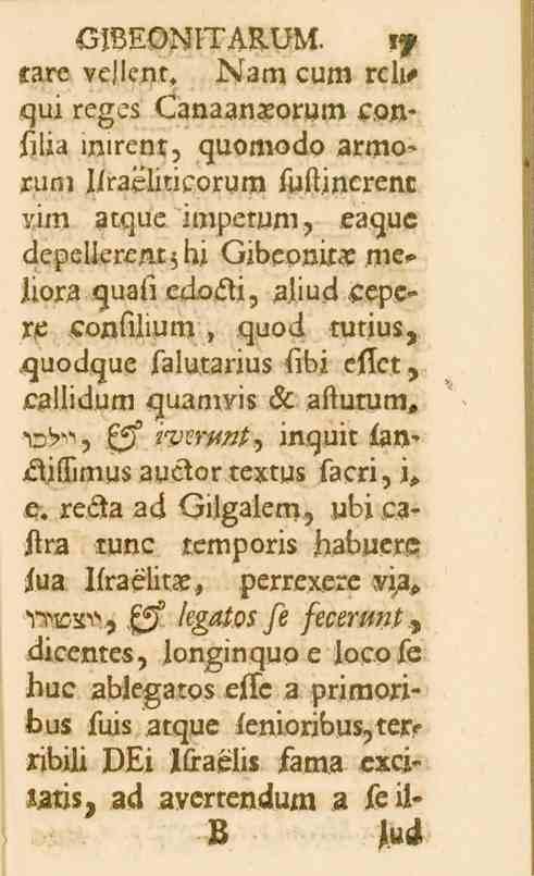 OJBEvONITARUM. i? tare vejlcnt. _>>lam cum rch* qui reges Canaanasorum c.onfilia inirent, quomodo.armorum IfraHiticorum fuftincrenr vim atque impetum?