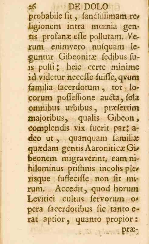 26 DE 001.0 probabile fir, lanc.._am re, ligionem intra mcenia gentis profanas elfe pollutam.