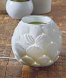 ScentGlow doftlampa Botanik P9687E 699 kr Bas i keramik och skål i glas. Vit sladd. cm h.