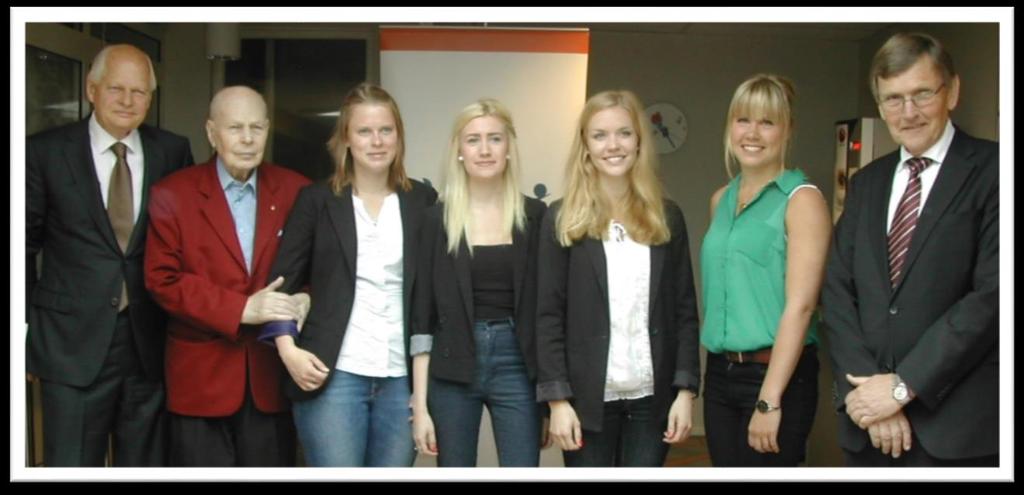 2012 Sarah Bohman IHH 15.000 Universidad del Desarollo, Santiago, Chile Travis Lunt IHH 10.000 Bogazici University, Turkiet Anna Piwonska IHH 10.000 Reykjavik och Barcelona Ida Nilsson HLK 10.