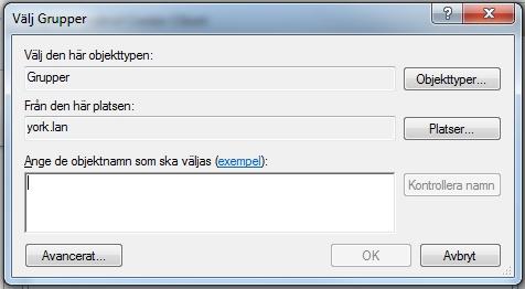 a. Klicka på Ändra användare... b. Markera kryssrutan Aktivera synkronisering för Active Directory i dialogrutan. c. Ange ditt användarnamn och lösenord för nätverksdomänen. d. Klicka på OK. 4.