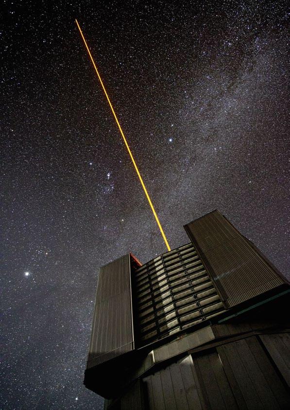 Lasern PARLA vid VLT.