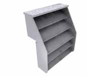 Kassadisk 900, vit melamin 123021 Frontmodul Kassadisk 600, vit melamin