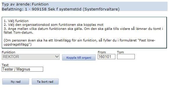 Avtal De olika avtalskoderna används för att kunna göra rätt beräkningar i