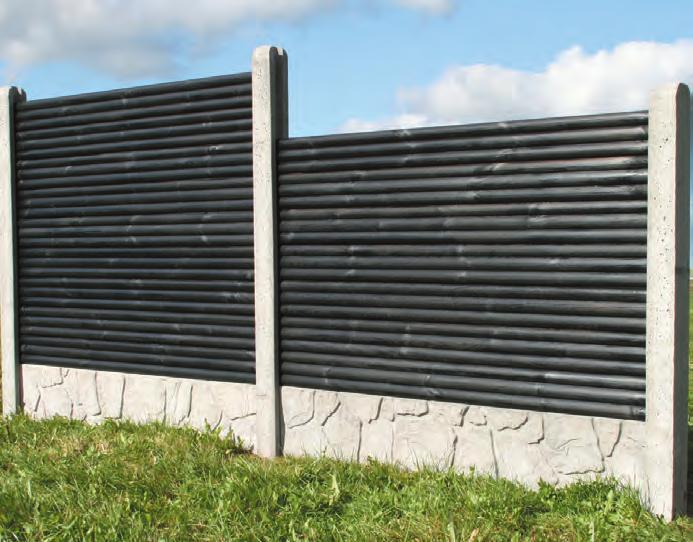 Betongavskärmning Skärm/staket i gediget