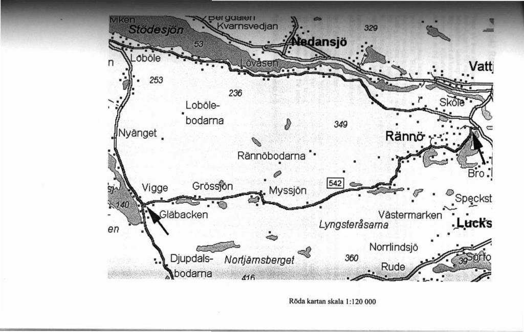 n 253 Nyänget Loböle- bodarna 236 ~ Rännöbodarna -, y I ~~ '" _. ---J-". Myssjön ~.~_. - ~!? /) 349 15421 ~-.,...-------_., ~. - r Vattj en <:o ~.~UJUfJd:I ~~rljtlmsberget ~ 300 Norrlindsjö,.. ' ;.