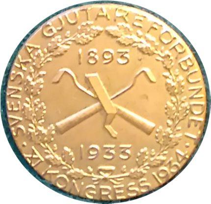 393) 1893 bildades Svenska gjutareförbundet.