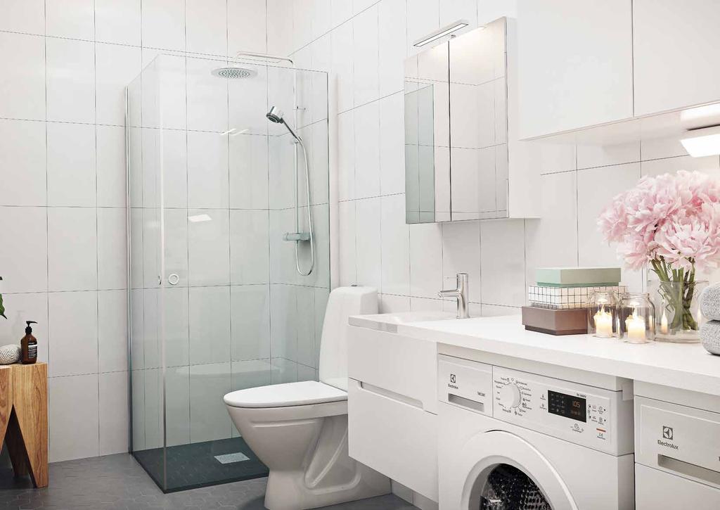 BADRUM Från ett funktionellt utrymme för personlig hygien och tvätt till en skönt avslappnad miljö för återhämtning och egen tid. Badrummet har gjort en tidsresa som heter duga.