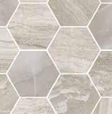 mm 0154977 Hexagon matt mix Pris: 3300:-/kvm FOGFÄRGER RAK SÄTTNING TELLUS MOSAIK MATERIAL: OGLASERAD KLINKER Ljusgrå Mellangrå Mörkgrå KLINKERGOLV säljs i hela kvm.
