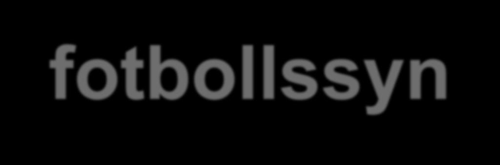 Grundläggande fotbollssyn Ett stimulerande och