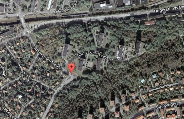 12) Del av Hägersten 1:1, Stockholm Stockholms kommun markanvisar del av fastigheten Hägersten 1:1. Fastigheten ligger i Hägersten och har adressen Stjernströmsvägen.