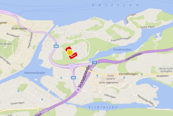 Beskrivning av värderingsobjektet Typ av objekt Objektet utgörs av tomtmark för bostadsändamål på fastigheten Sicklaön 78:1 i Nacka kommun.