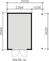 rt nr 5121 ägledande pris 21 289:- Förråd orsbo 8,6 m² tt klassiskt förråd med färdiga väggsektioner med liggande vansjöpanel.