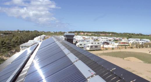 Södra Näs Camping, Varberg Svenska solenergipriset 2006 (delas ut årligen) http://www.sodranascamping.se December 2010 På sydsidan av servicehusets tak har vi monterat 32 solfångare.