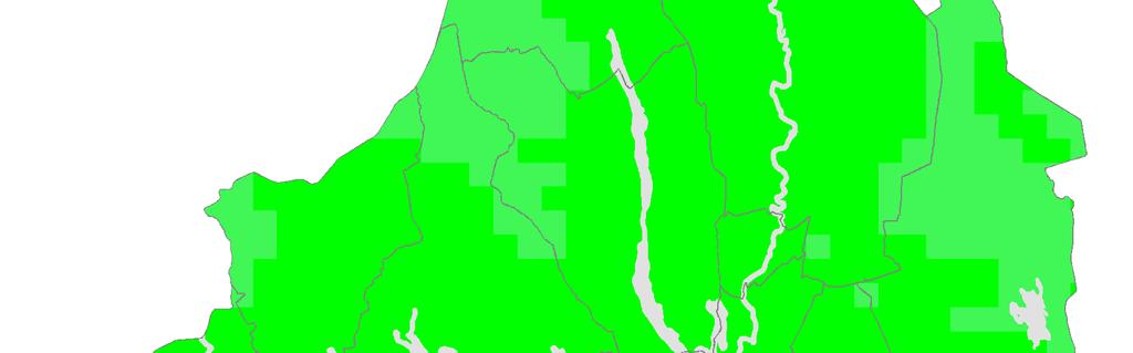 5.3 Medelnederbörd vår Observerat 1961-1990 Vår definieras här som perioden mars-maj.