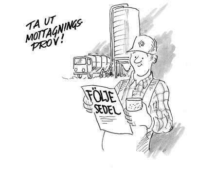 Fodertillverkarna tar ut ett leveransprov i samband med att fodret lastas i foderbilen eller går till säckning.