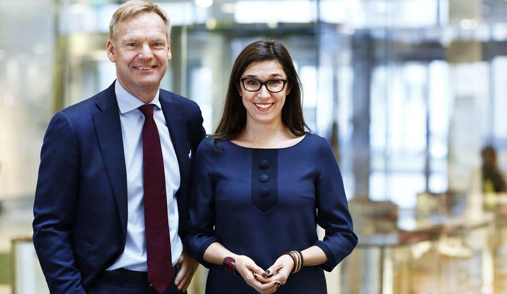 Vd och hållbarhetschef har ordet nämnas att Skandias kunder i år fick dela på 13 miljarder kronor. Att vi år efter år lyckas leverera stark avkastning har också gett nöjda kunder.