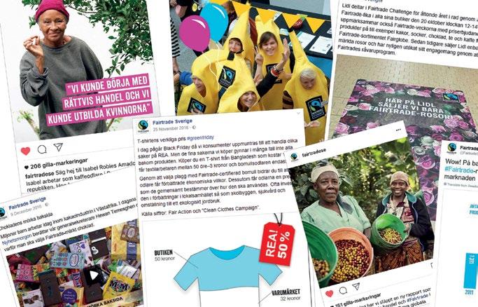 Hemsidan Hemsidan är Fairtrades främsta skyltfönster som ska ge svar åt en mängd olika aktörer med olika intressen; konsumenter, företag, kommuner, politiker, journalister, medlemsorganisationer och