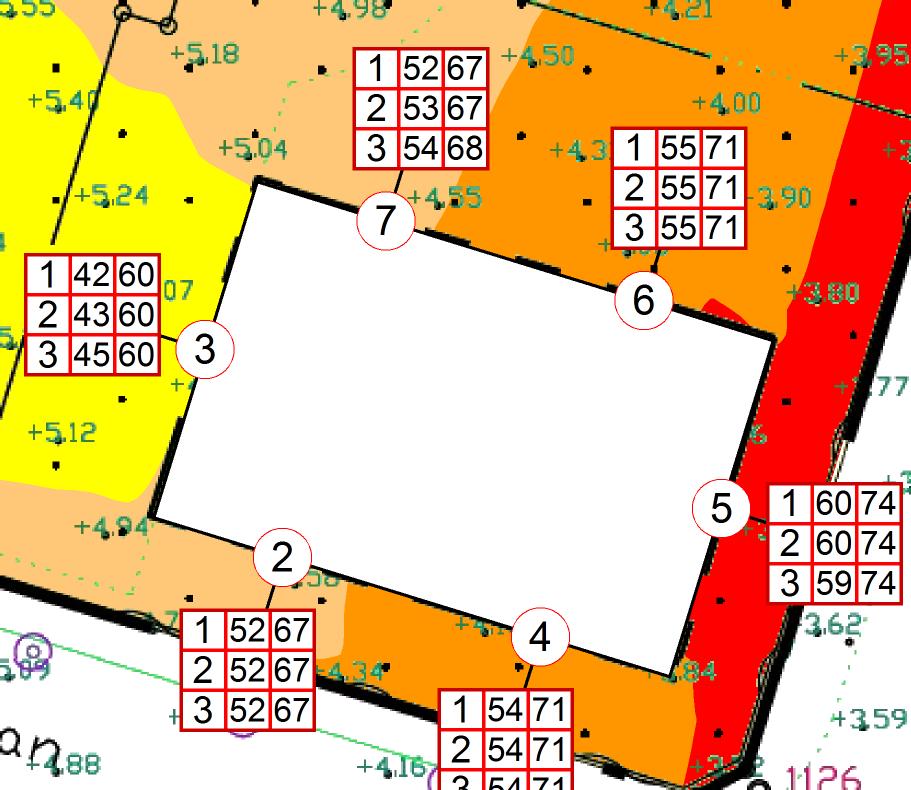 Maximal ljudnivå Maximal ljudnivå L A,max (dba) > 80 75-80 70-75 65-70 <= 65 Skala (i