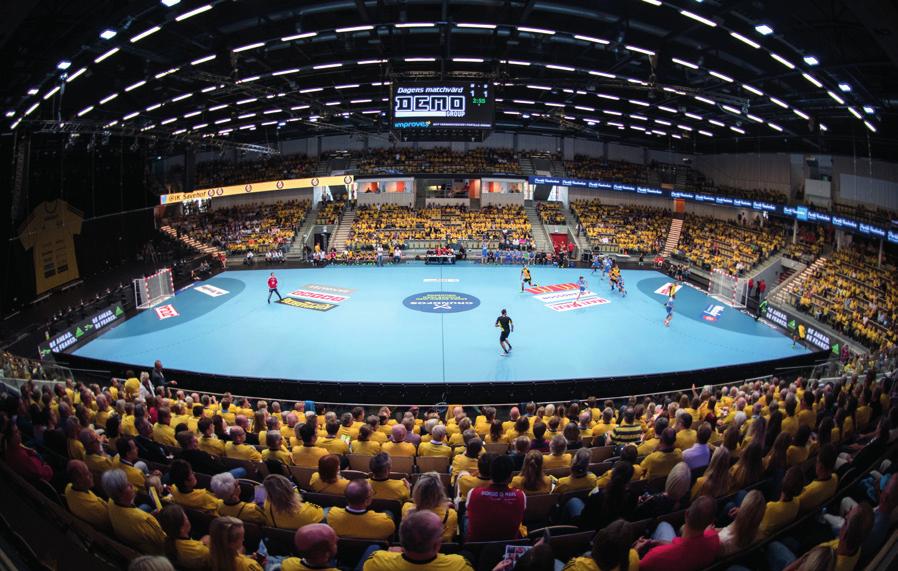 EXPONERING I MEDIA PUBLIK Kraftigt ökade publiksiffror i Partille Arena.