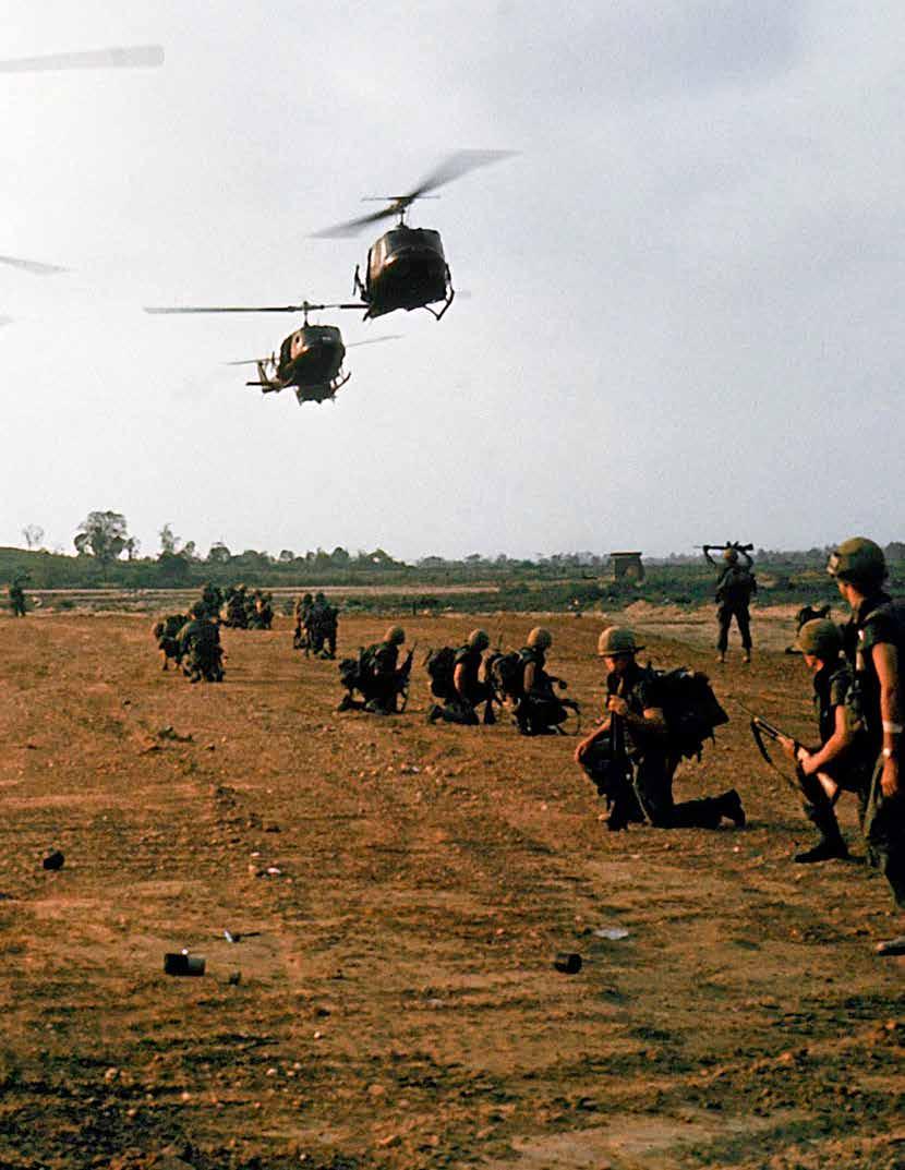 »Huey» var vanligast H Bell UH-1 Iroquois, oftast kallad Huey, var USA:s vanligaste helikopter i Vietnam.