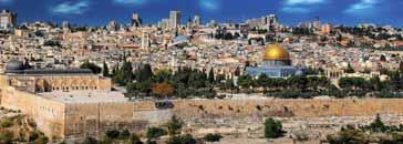 med besök i Netanya, Tiberias, Jerusalem och Döda Havet. Möjlighet att delta i Jerusalem-marschen. Besök vid de tradiotionella kristna platserna.