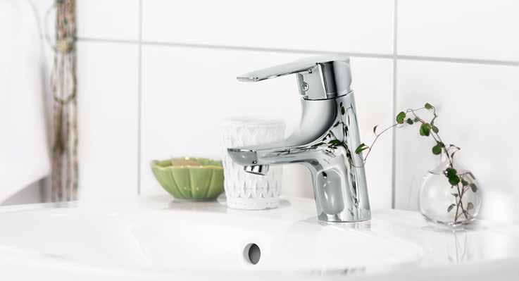 INSTALLERAT & KLART 2.345:-* Tvättställsblandare Mora Cera B5 Blandare med modern design som skapar lyxig känsla i ditt badrum, samtidigt som du sparar både miljön och energikostnader.