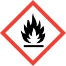 Märkning av brandfarliga gaser och vätskor Märkning Vätska Gas Aerosol (CLP) Brandfarlig vätska med flampunkt upp till 60 C Brandfarlig gas (kategori 1) Brandfarlig eller extremt brandfarlig aerosol