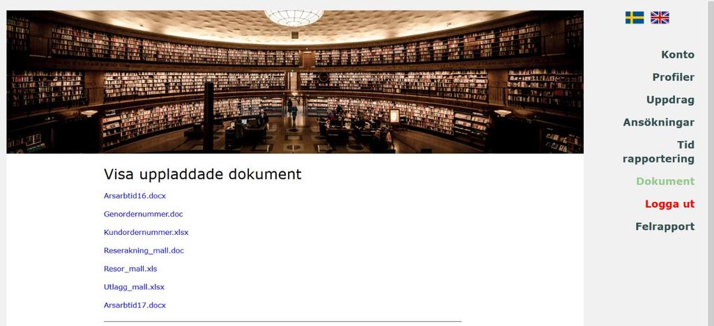 13. Söka dokument Sedan du blivit anställd på datakonsulter.