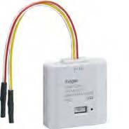 KNX radio/quicklink Infällda aktorer Markisaktorer Trådlös markisaktor 1-kanal driftspänning 230 V~ Frekvens 50 Hz Ingående av sök nings spänning per kanal 12 V= Utgående ström per kanal max.