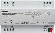 KNX ETS Systemkomponenter KNX Strömförsörjning 2 x 320 ma 142 driftspänning 230 V~ med grön LED för visning av strömförsörjning per utgång Frekvens 50/60 Hz med röd LED för visning av kortslutnings-