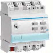 KNX ETS Aktorer Markisaktor 230 V AC 141 Driftspänning över buss 21.