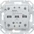 KNX ETS Väggapparater Vippa till enkel KNX-knapp - transparent lins med genomskinlig lins för RGB status visning av tryckknapps mo dul Enkel KNX-knapp (1-vippa/2-funktioner) 8014 11 80 56 KNX ETS