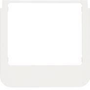 KNX ETS Väggapparater Design ram rundad Mått (B x H) Tjocklek 93,9 x 90,9 mm 4 mm för integration av neutrala design produkter i alla Berker design serier KNX och dörrkommunikations applikationer